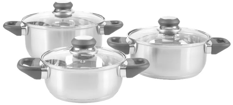 Silvercrest® Súprava hrncov z ušľachtilej ocele, 6-dielna (100390973)