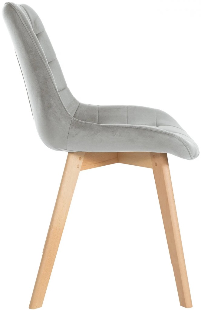 Stolička Brook - zamat - Sivá