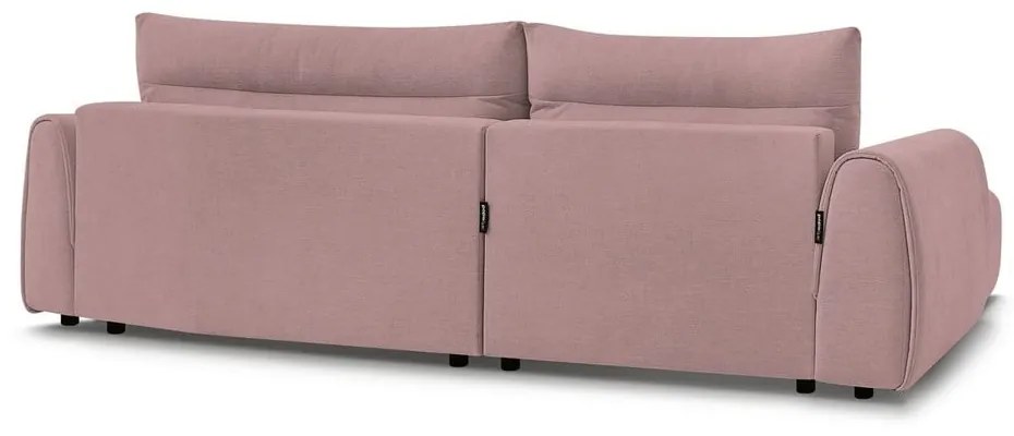 Svetloružová rohová pohovka Aden – Bobochic Paris