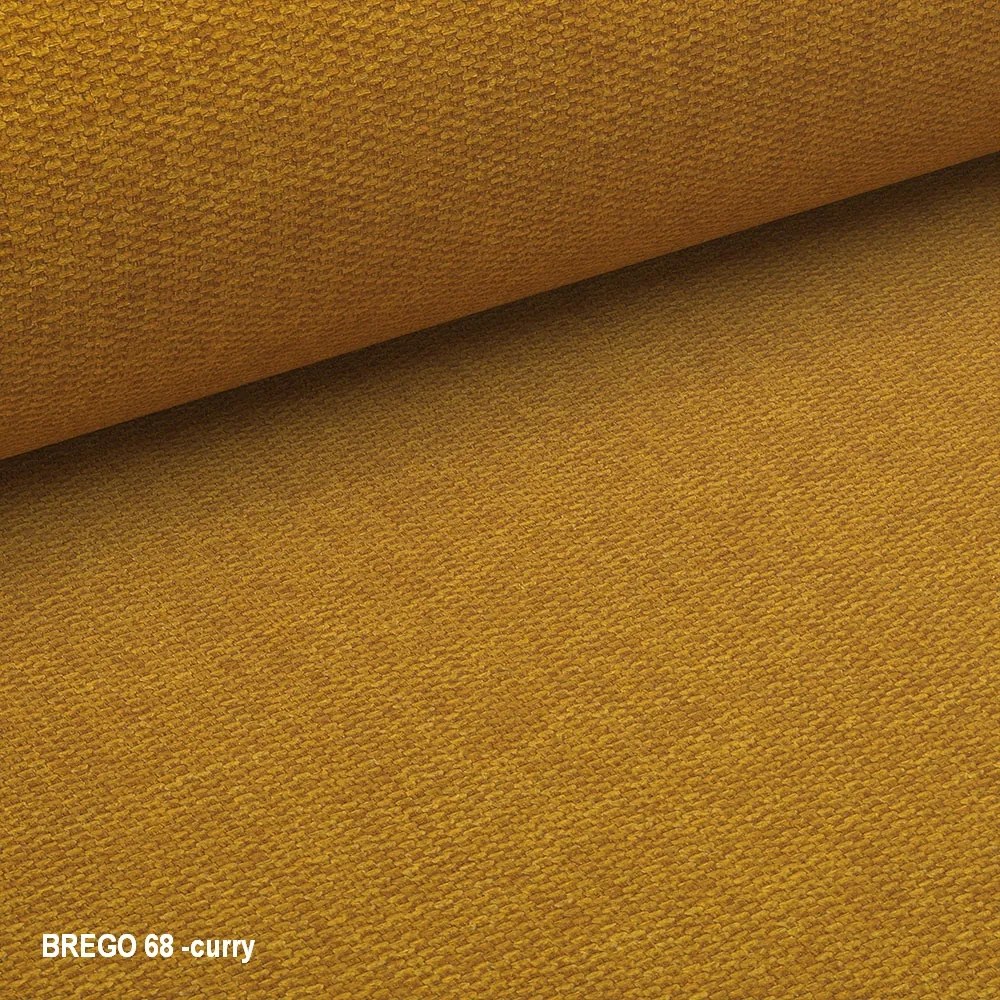 Dizajnové kreslo CLOVER BREGO, horčicové