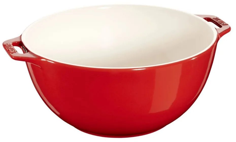 Keramická servírovacia miska Staub okrúhla 25 cm/3,2 l čerešňa, 40510-797