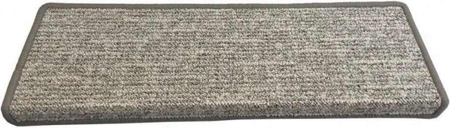 Nášľapy na schody Alassio šedé obdĺžnik, samolepiaci - 25x80 obdĺžnik (rozmer vrátane ohybu) Vopi