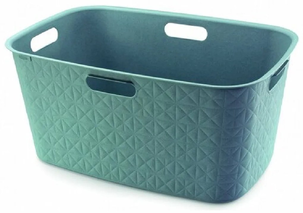 Curver Kôš na čistú bielizeň LAUNDRY HAMPER 45L, modrý