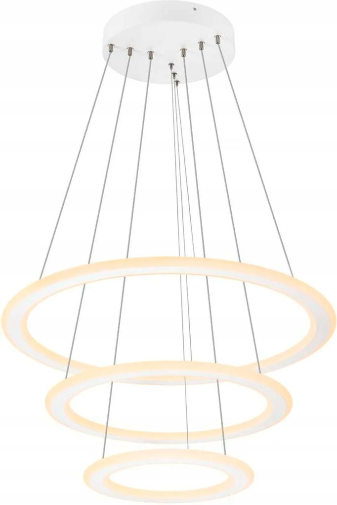 Big White Slv One Flat závesné svietidlo, triple, 300 cm, 2700/3000 K, Dal