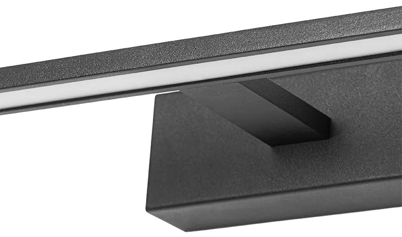 Moderná nástenná lampa čierna 41,5 cm vrátane LED IP44 - Jerre