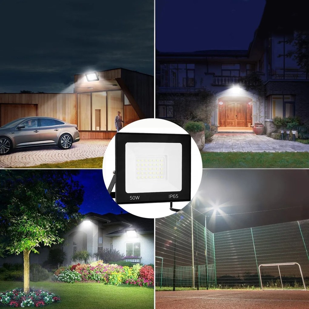 Toolight Toolight, LED panel 13x10,5 cm, 50W, 2700 lm, 4000 K, RSL003-50N, OSW-10202