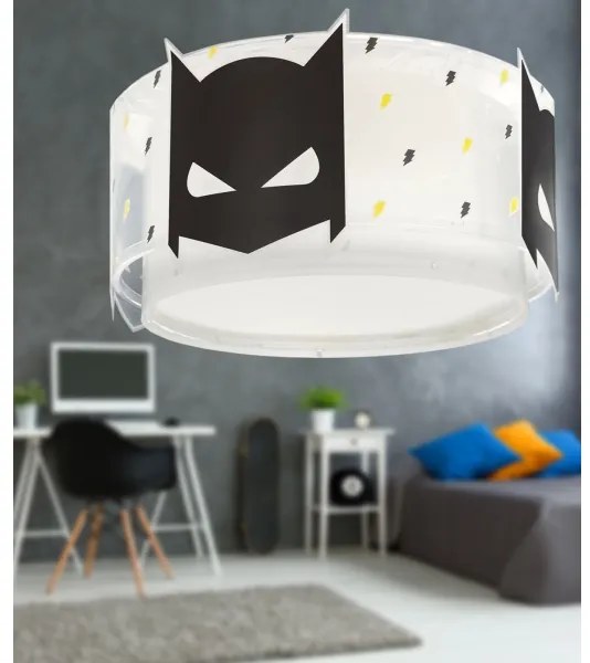 Dalber 61806 - Detské stropné svietidlo DARK HERO 2xE27/15W/230V