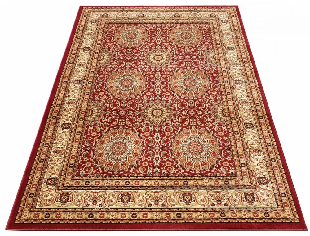 Kusový koberec klasický vzor 7 bordó, Velikosti 70x140cm