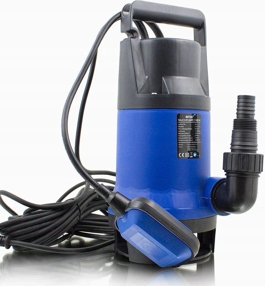 Pompa napájaná vodou 1100 W, jednoduchá a rýchla montáž, zavlažovanie