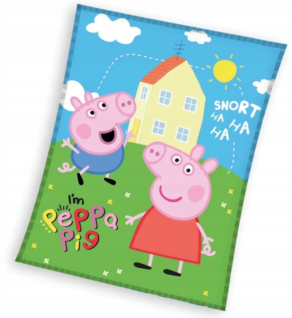Detská deka Peppa Pig 02 150x200 cm Polar fleece Carbotex