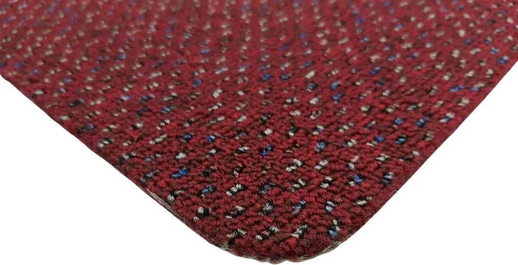 Koberec metráž New Techno 3556 červené, na mieru, šíře 4m, červená, ab (mriežka), chodba / predsieň, Timzo