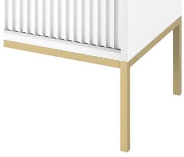 Konferenčný stolík Mijano Gold ML104, Farby:: biela
