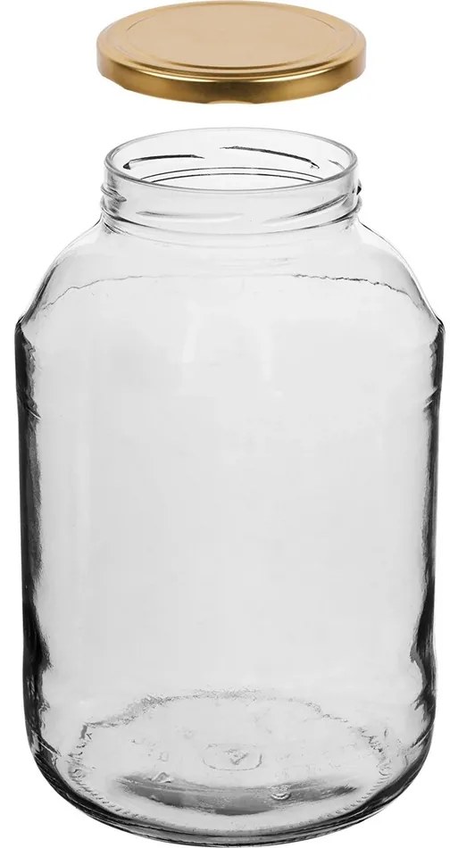 Browin Sada zaváracích pohárov s viečkom Twist, 4 l, 4 ks