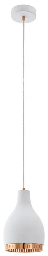 Eglo 96871 - Závesné svietidlo COCNO 1xE27/60W/230V biela