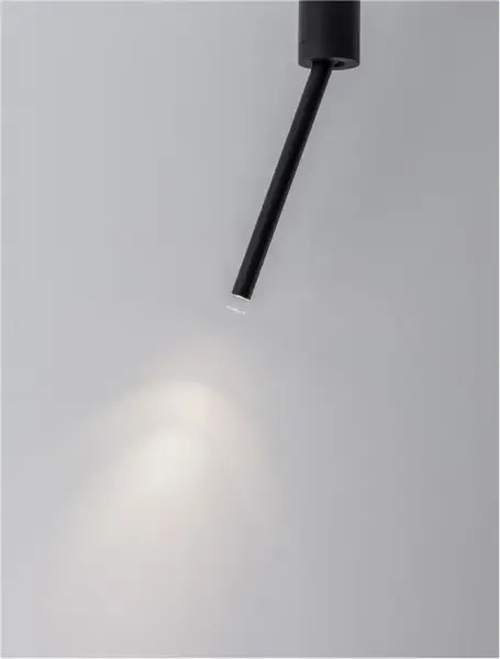 LED čierne moderné stropné svietidlo Ornos 30