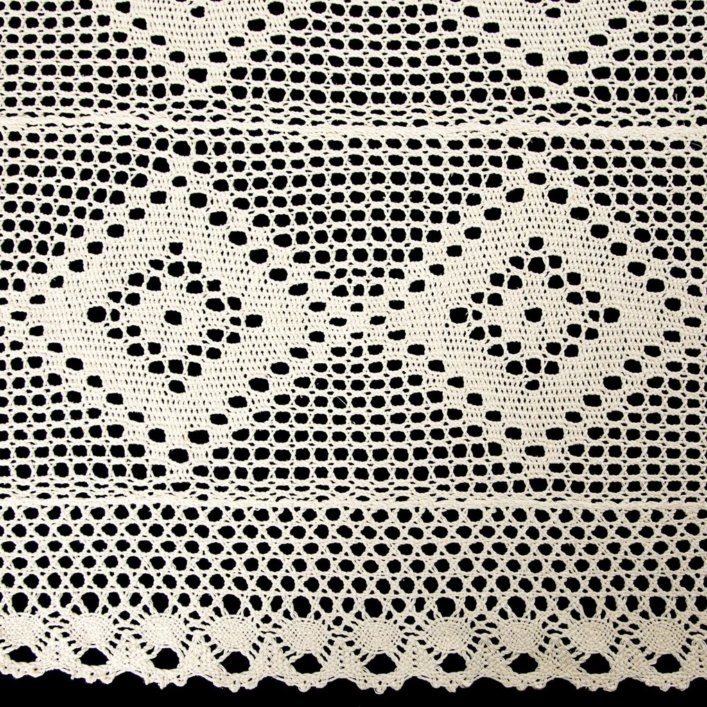 AŽÚROVÝ OBRUS OLIVIA 85X85 CM SVETLOBÉŽOVÝ