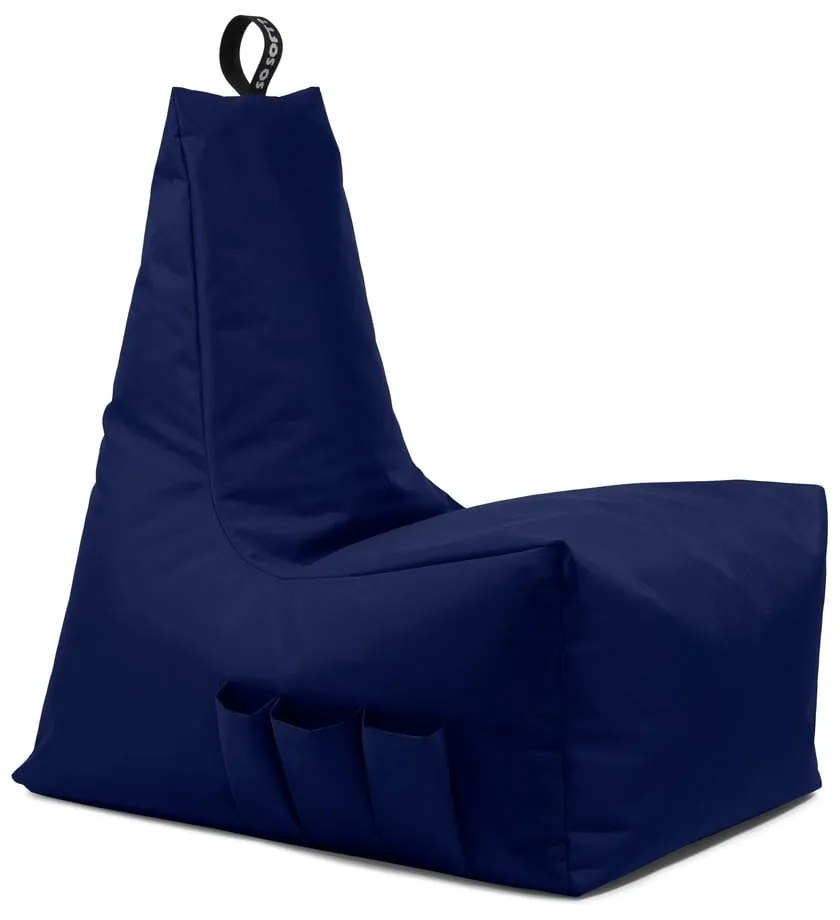 Tmavomodrý sedací vak Icy Gamer XL – So Soft?