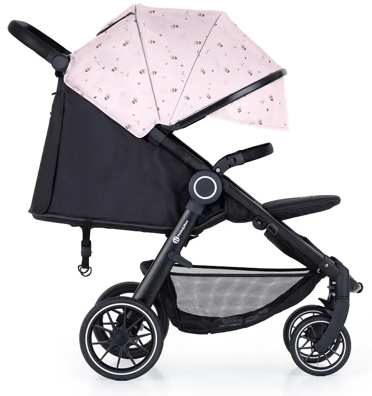 PETITE&MARS Kočík Street+ RWS Black + Strieška Limited 100 Tenderness