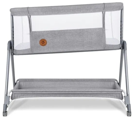 Lionelo - Detská postieľka 2v1 LUNA sivá