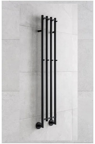 P.M.H. MO1B-R - Elektrický sušiak na uteráky MONA 93 W/230 V, 153,3 cm, IP44, čierny