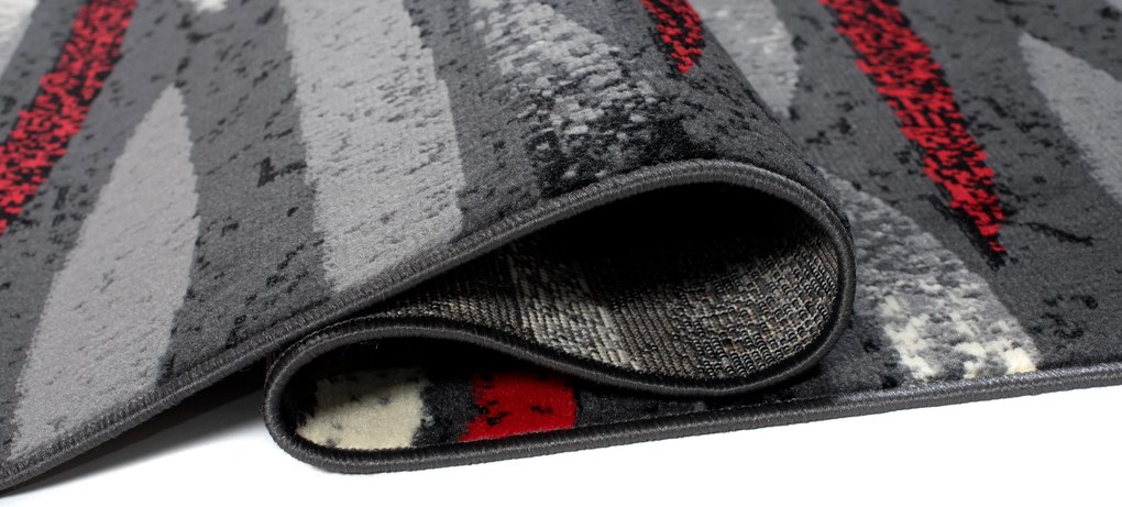 TA Koberec D320B DARK GRAY CHEAP PP CRM Sivý Obdĺžnikový Rozmer: 100x200 cm