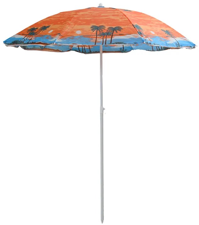 Slnečník SUNSET BEACH 180 cm, oranžový