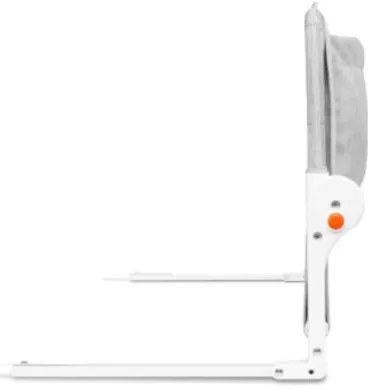 Lionelo - Bezpečnostná zábrana na posteľ EVA sivá