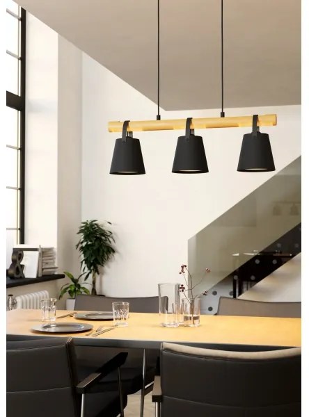 Eglo 43636 - Luster na lanku BOYLE 3xE27/10W/230V