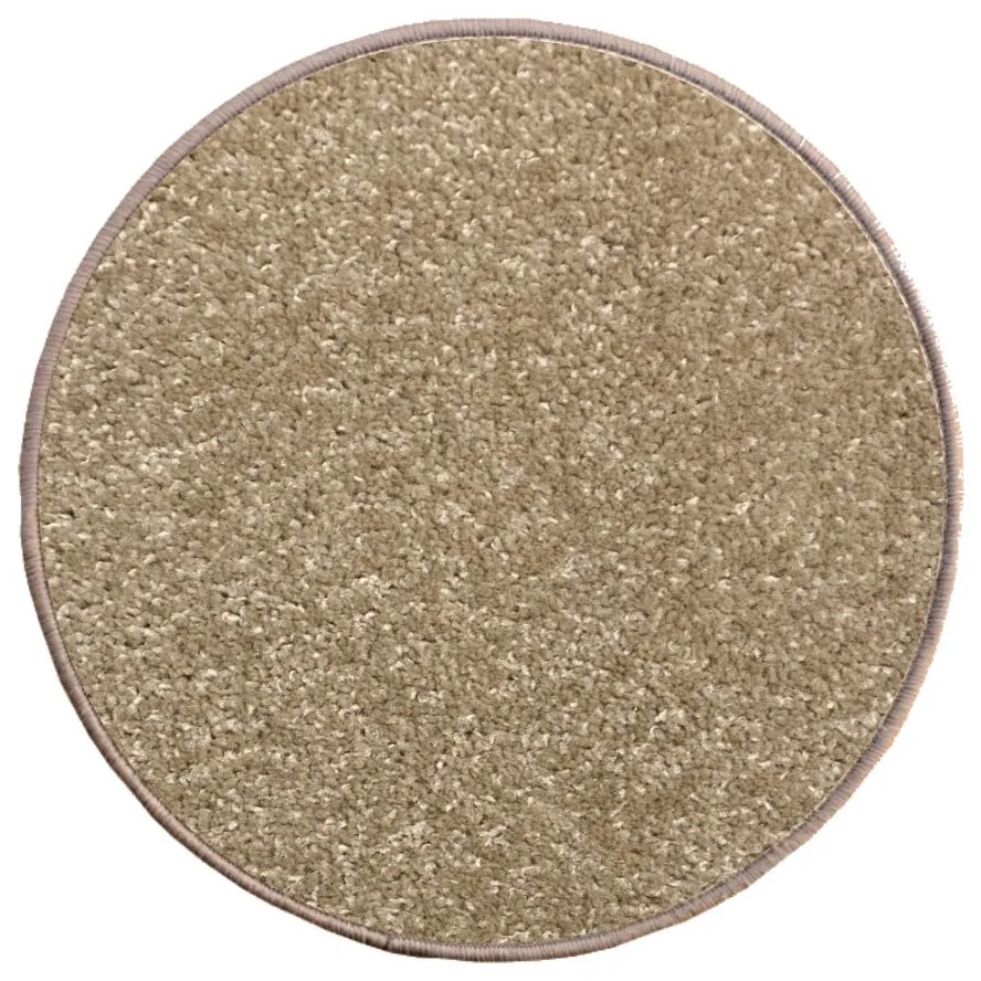 Vopi koberce Eton 70 béžový koberec guľatý - 57x57 (priemer) kruh cm