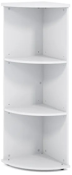 Stredná rohová skriňa Impress  37 x 37 x 119,6 cm, biela