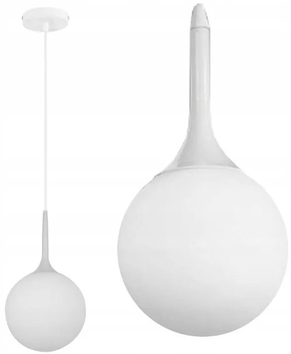 Toolight - Stropná lampa Cary 20cm 1xE27, biela, OSW-00034