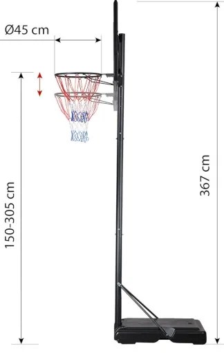 Basketbalový kôš NILS ZDK321