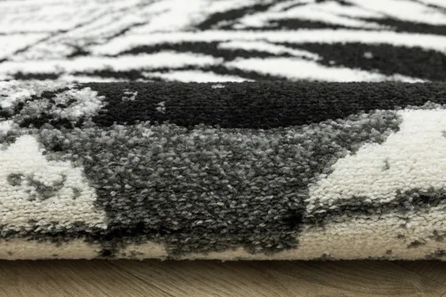 Koberec Lima 9365A biely / čierny