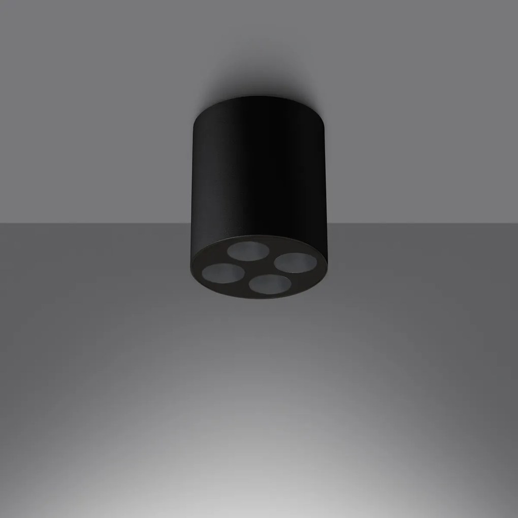 Stropné LED svietidlo Zoe, 4x LED 9w, 4000k, b