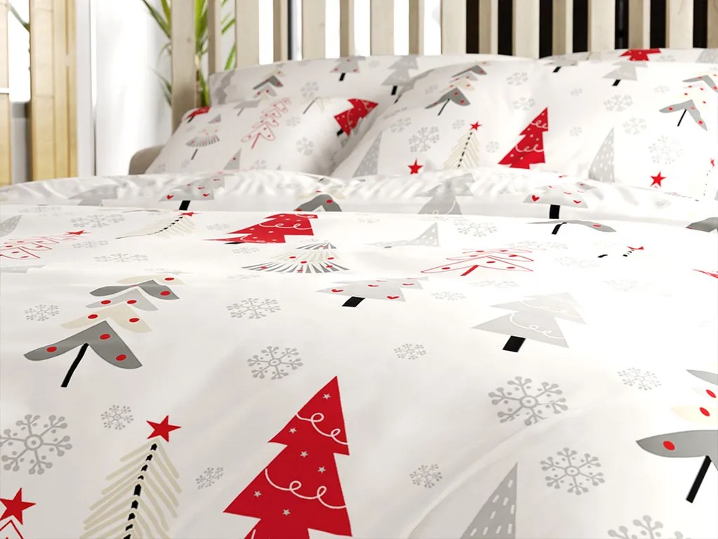 Obliečky z mikrovlákna JINGLE biele Rozmer obliečky: 70 x 90 cm | 140 x 220 cm