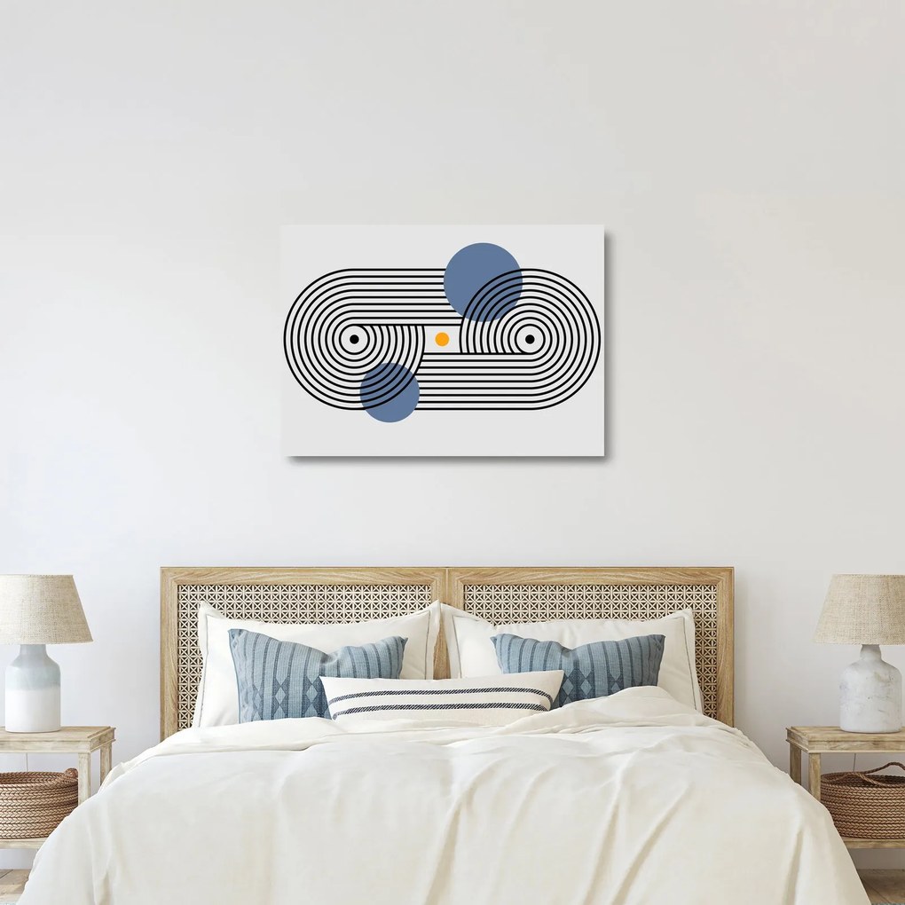 Sklenený obraz - Minimalistická abstrakcia N⁰3 (70x50 cm)