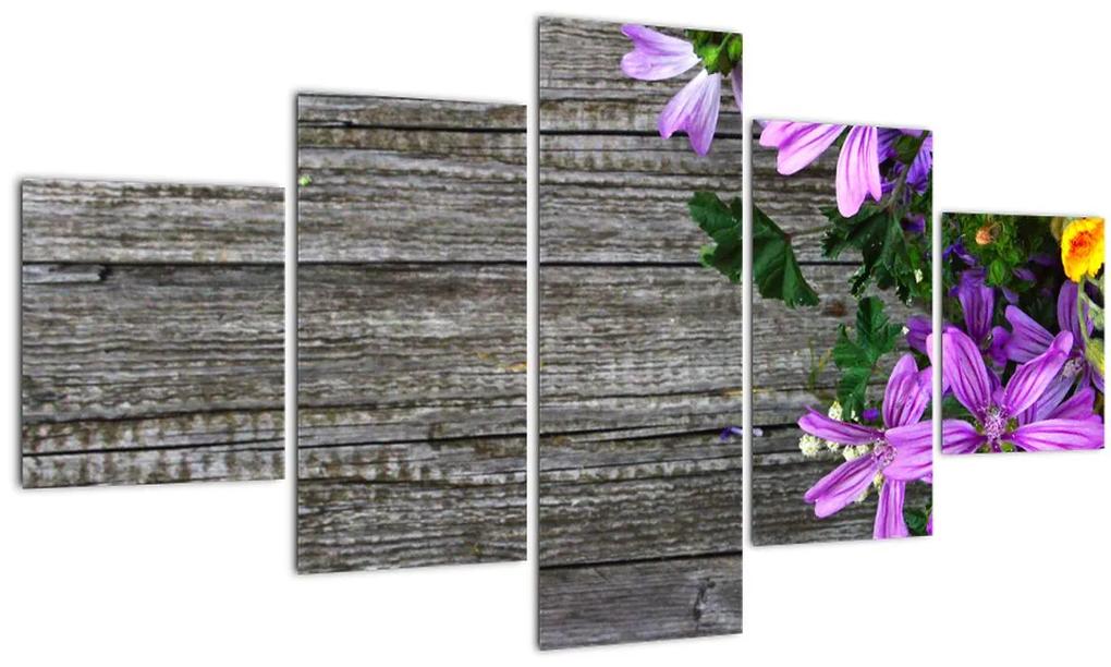 Obraz - lúčne kvety (125x70 cm), 40 ďalších rozmerov