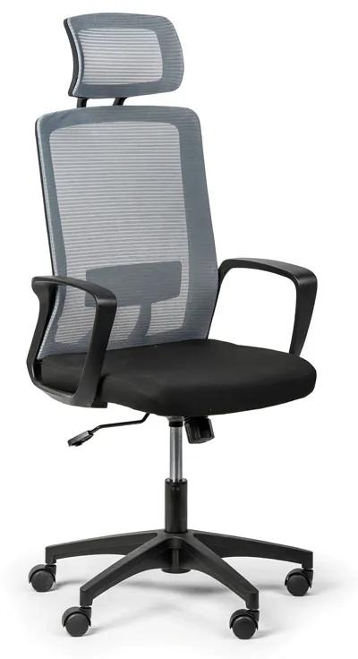 Kancelárska stolička BASE PLUS 1+1 ZADARMO, sivá