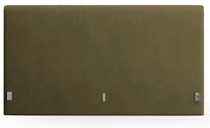 Zelené čalúnené čelo postele 210,5x100 cm Remo – Micadoni