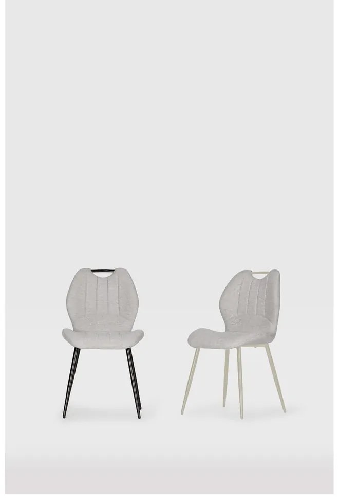 Svetlosivé jedálenské stoličky v súprave 4 ks Muli – Marckeric