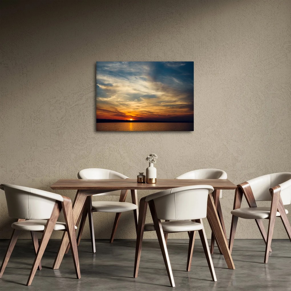 Obraz západu slnka (70x50 cm)