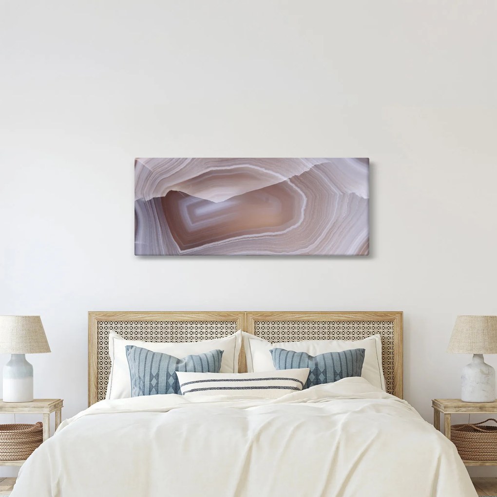Obraz - Mramorový achát (120x50 cm)