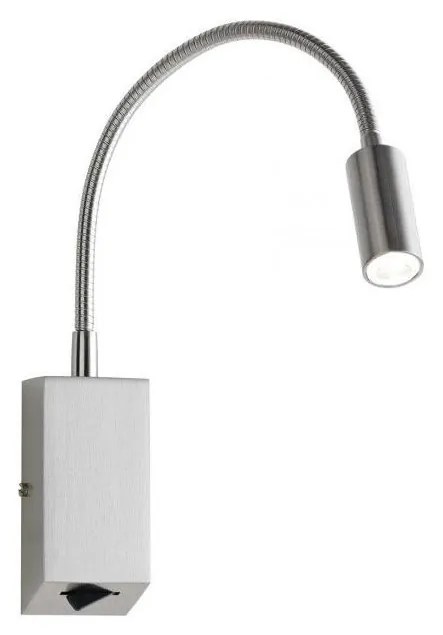 Redo 01-1195 - LED Flexibilná lampička HELLO LED/3W/230V chróm