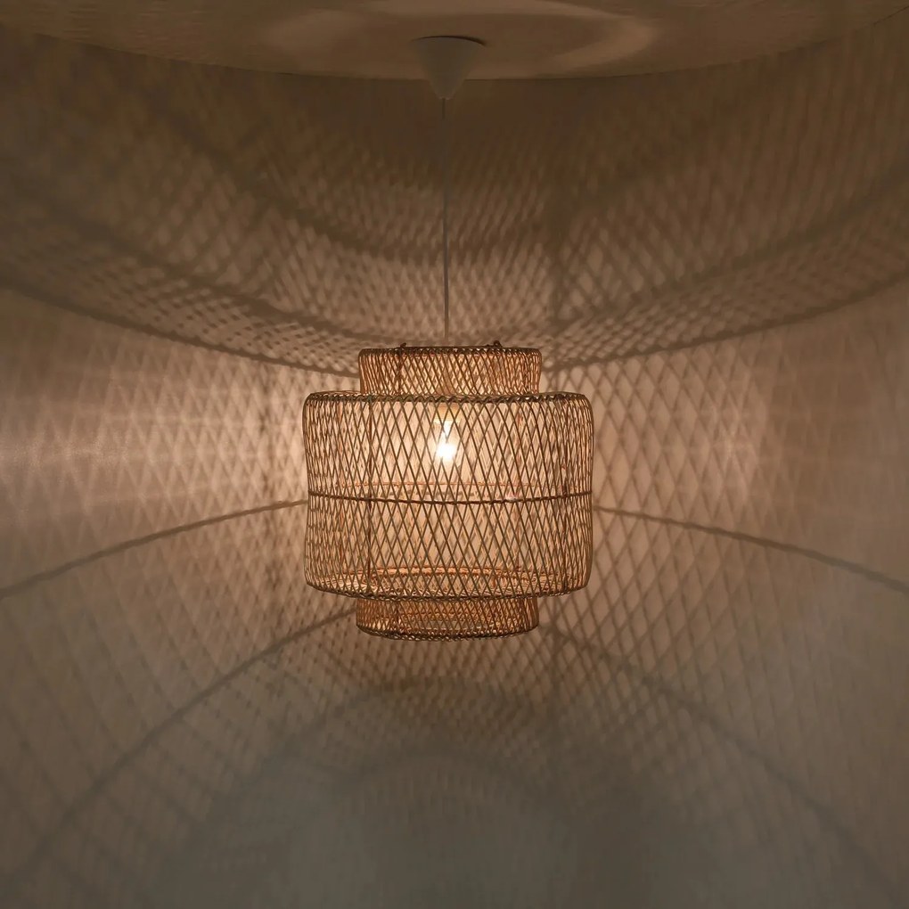Ratanová lampa Taman