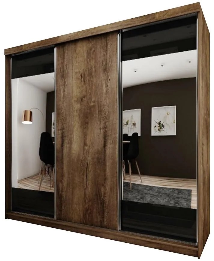 Skriňa Top 34 250 Tmavý jaseň