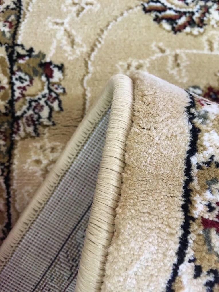 Spoltex, Kusový koberec Salyut beige 1579 B, 80x150, béžová, obývacia izba