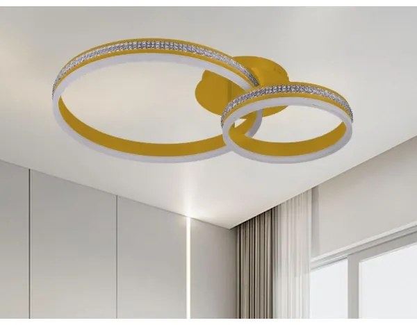 Stmievateľný prisadený LED luster LED/110W/230V 3000-6500K + diaľkové ovládanie