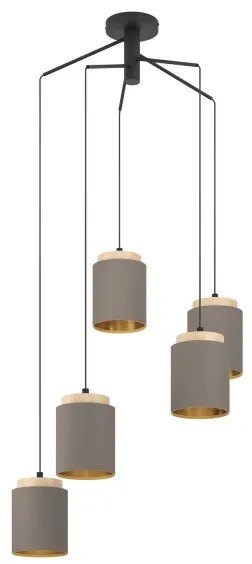 Eglo 99447 - Luster na lanku ALBARIZA 5xE27/40W/230V pavúk