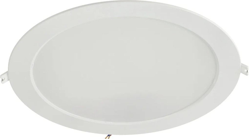 LED ZÁPUSTNÉ 24W OKRÚHLE STROPNÉ SVIETIDLO NEUTRÁLNA BIELA 4000K 2640lm Očko