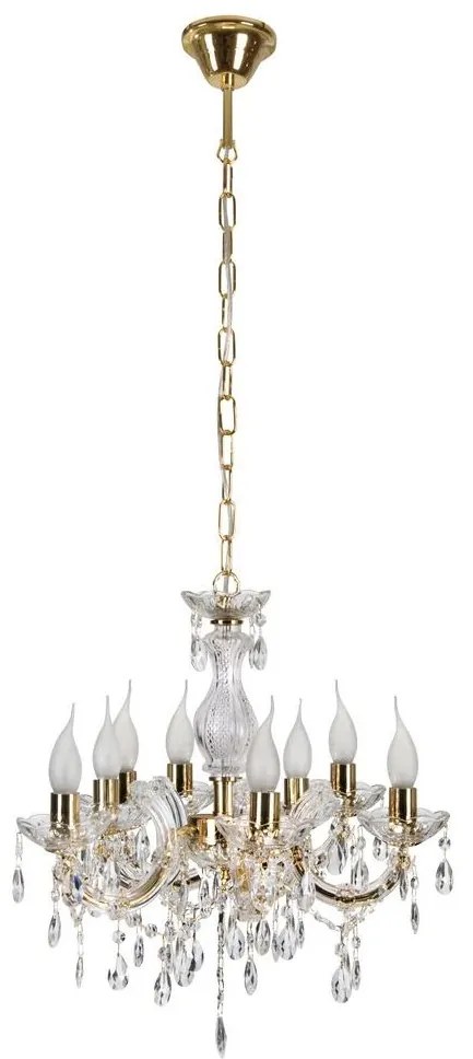 Candellux Luster na reťazi MARIA TERESA 8xE14/40W/230V CA0139